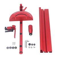 Aluminum alloy Table Saw Miter Gauge System Fence Accurate Engraving Machine Accessories with Limit Stop