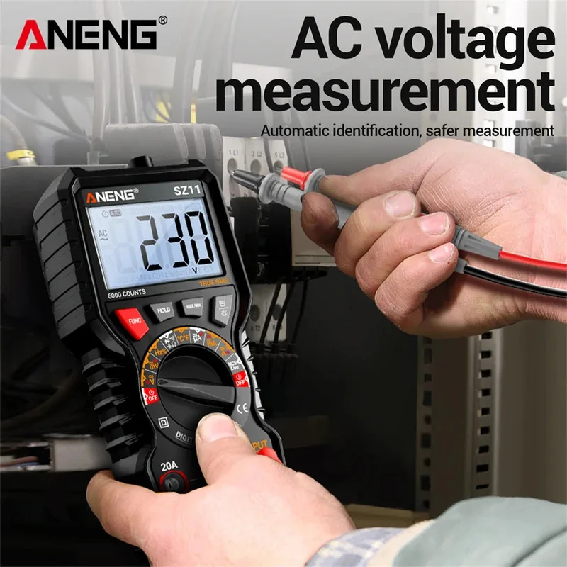 ANENG SZ11 Portable Digital Multimeter Auto Scanning Voltmeter Ammeter Ohmmeter Tester Tool