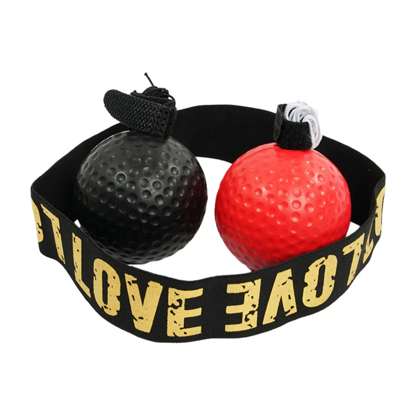 Boxing Reflex Ball Headband Set Reflex Punching Ball Improve Hand Eye Coordination for Exercise Workout Mma Home Gym Kids Adults