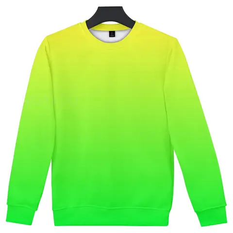 नीऑन ग्रीन स्वेटशर्ट पुरुषों के लिए कस्टम रंगीन कैपलेस हुडी पुरुषों के लिए सॉलिड कलर क्रू नेक स्वेटर 3D रेनबो प्रिंट कोट जैकेट 4XL 10 best sales नीऑन हरा - №1