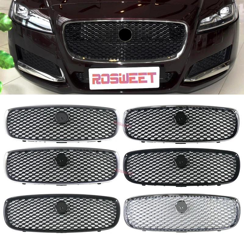 For Jaguar 2016XF Front Bumper Grille Center Panel Grille Round Car Exterior Accessories