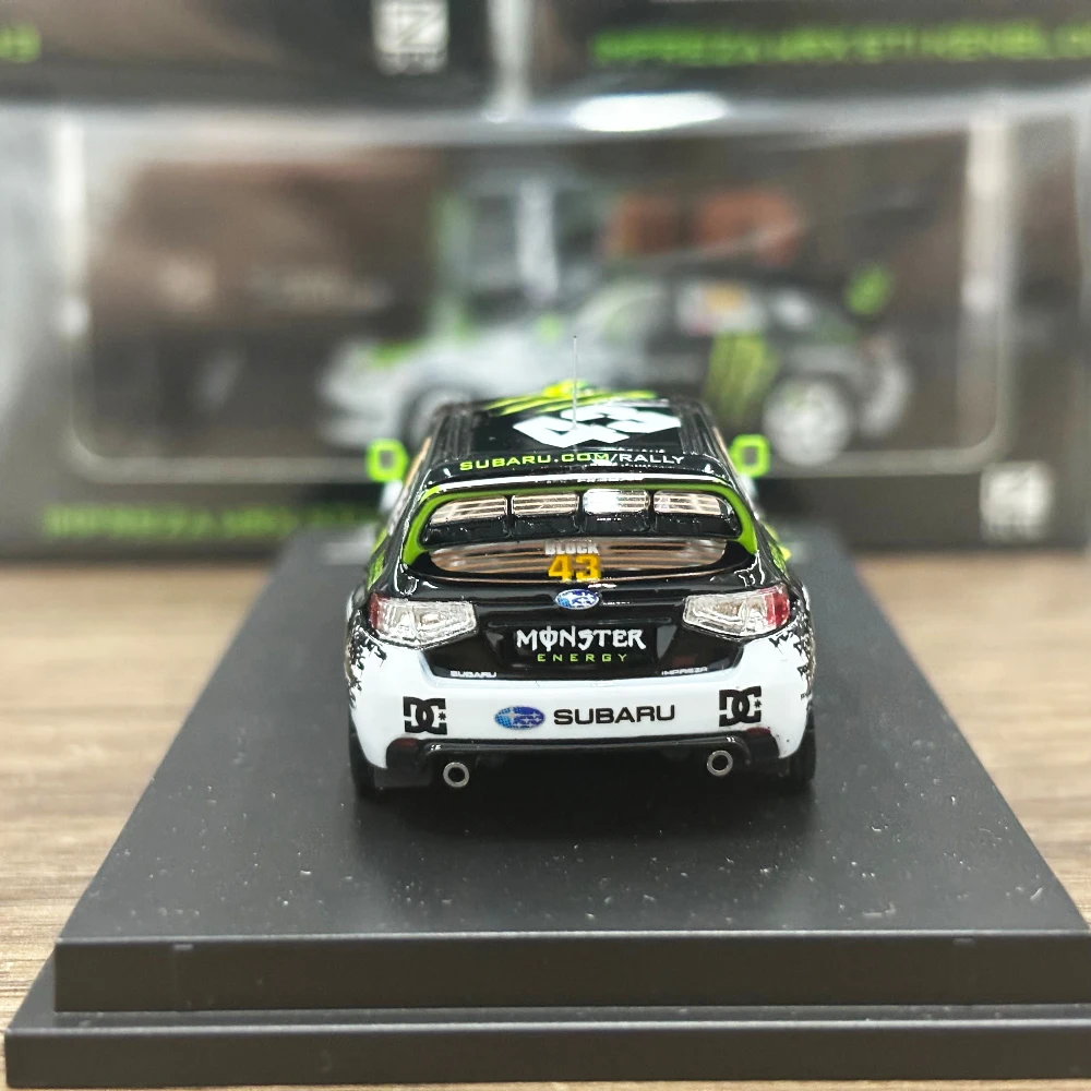 DCM 1:64 Impreza WRX STI Rally Alloy Car Diecasts & Toy Vehicles Car Model Miniature Scale Model Car Toys For Children