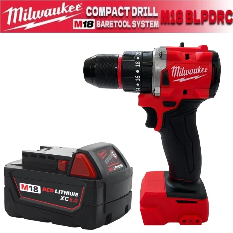 

Milwaukee original hand drill 250N.m brushless cordless impact drill decoration team home 18V battery portable power tools.