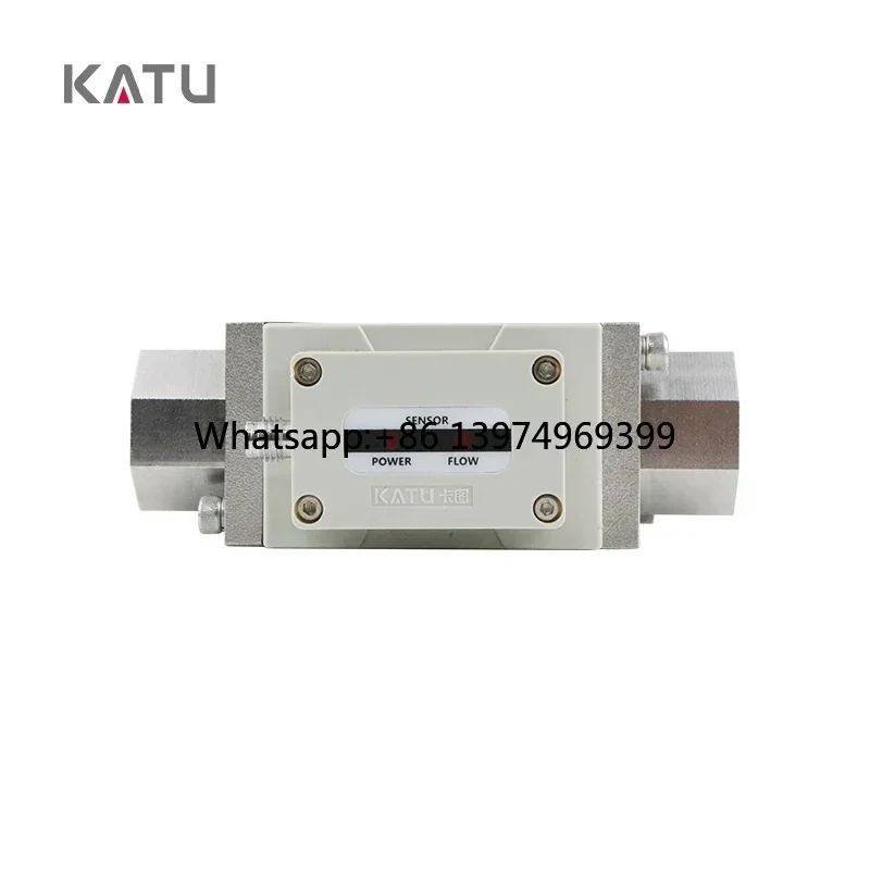 Gas Flow Sensor FTS520 High Accuracy OLED Display All-in-One Flow & Temperature Sensor for Water Coolant