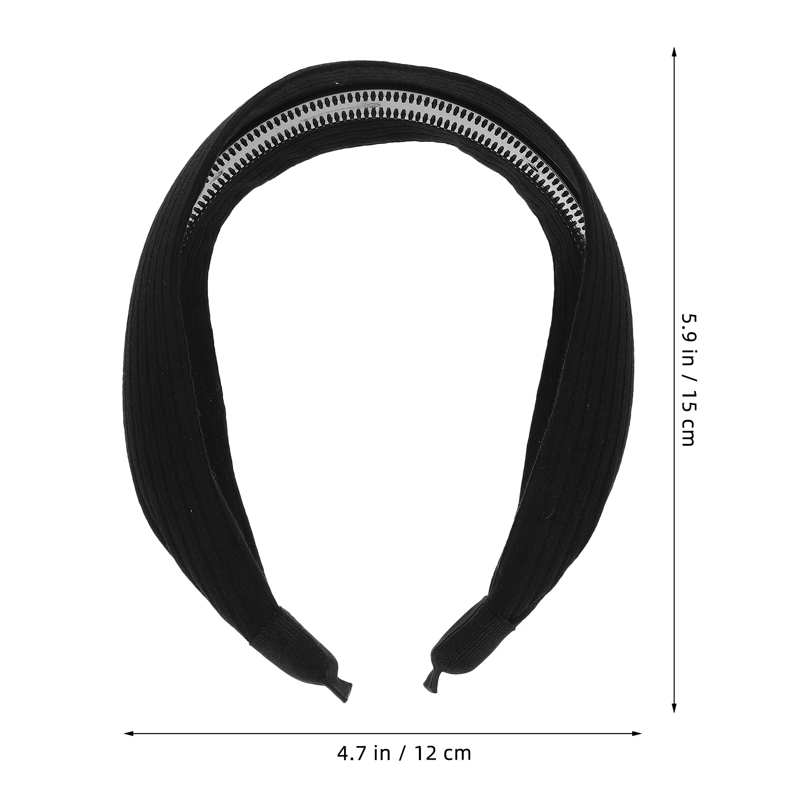

Wide Anti-slip Knitted Women Headband With Teeth Non Slip Women Headbands Hairbands Headbands With Teeth For Girls