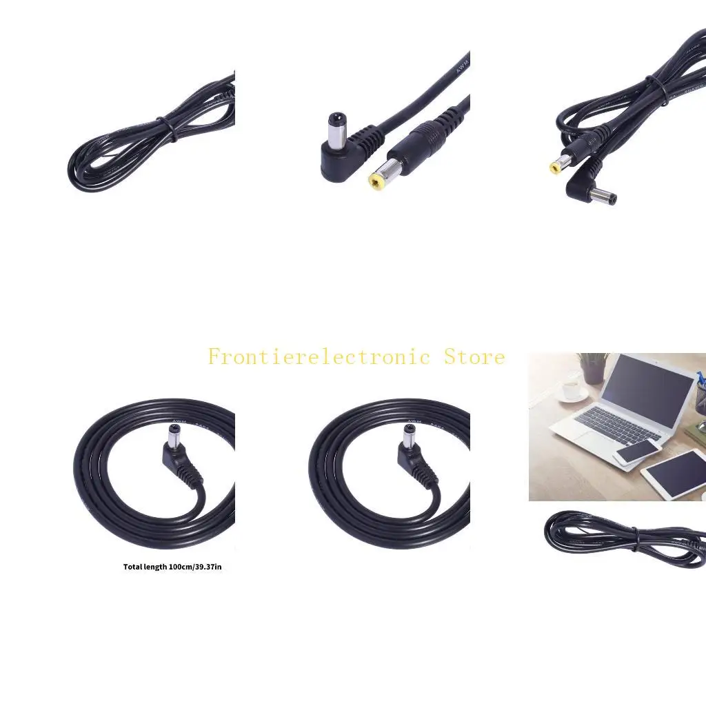 

Шнур питания G8DB с угловой вилкой 5,5 мм x 2,1 мм и кабелем с прямой вилкой 5,5 мм 2,5 мм