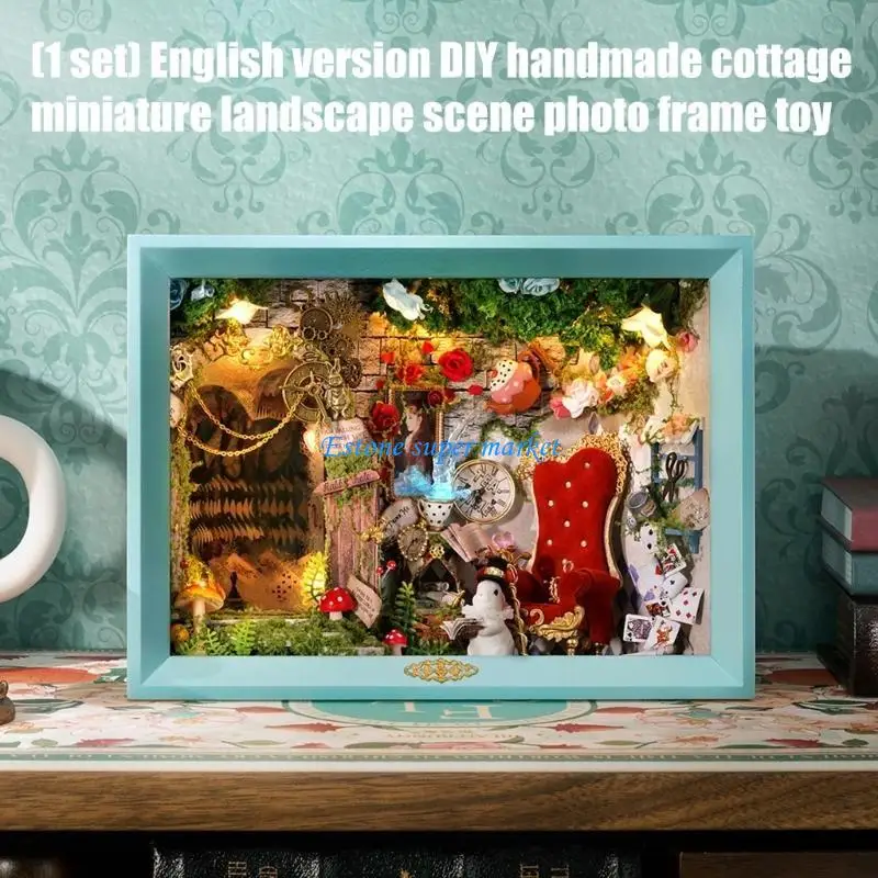 090B Holzszenenrahmen-Bausätze, anfängerfreundliche Kunstprojekte, Heimdekorationen