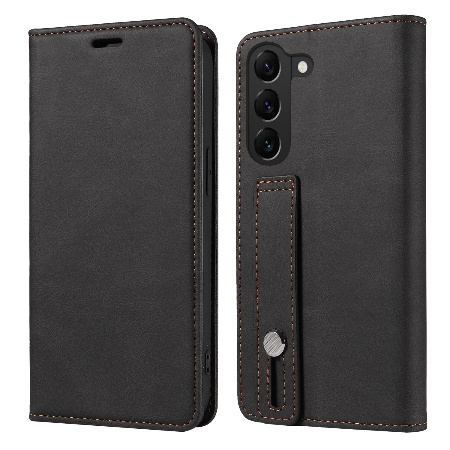 

Магнитный чехол-флип для Samsung Galaxy S26 Ultra/S26 Plus/S26 Retro, деловой кожаный чехол-бумажник с подставкой и держателем для карт