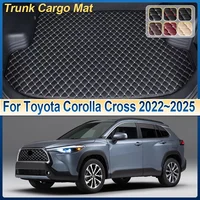 Estera de maletero de coche para Toyota Corolla Cross XG10 2022 ~ 2025, esteras de maletero de carga antisuciedad, cojín de almacenamiento, accesorios de alfombra 2023 2024