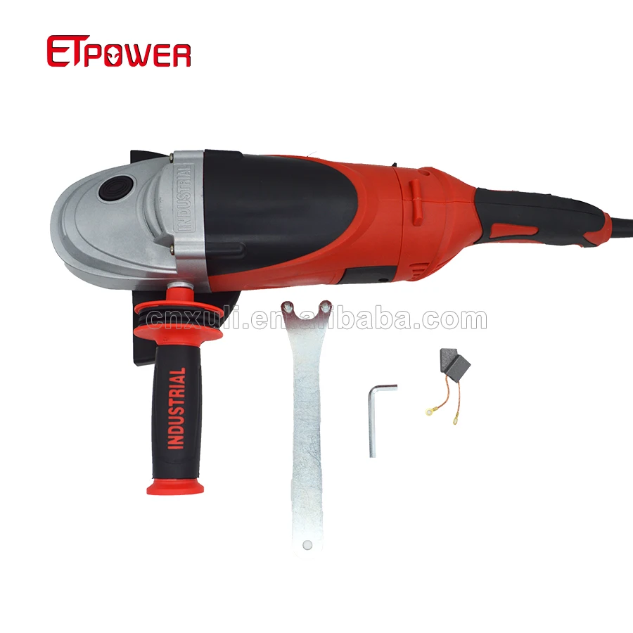 Amoladora Angular de 230mm Angle Grinder For Industrial Use 9 Inch 2400W Heavy Duty Angle Grinder By ETpower