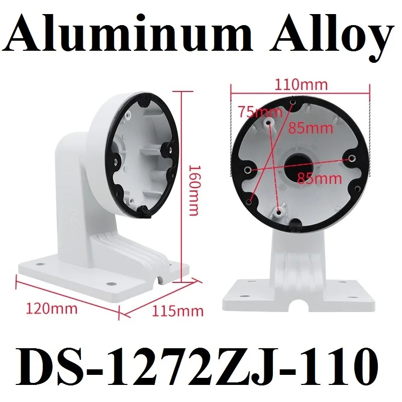 Aluminum Alloy Dome Bracket Wall Mount Hikvision DS-1272ZJ-110 DS-1272ZJ-110B DS-1272ZJ-120 DS-1272ZJ-110-TRS DS-1272ZJ-120B