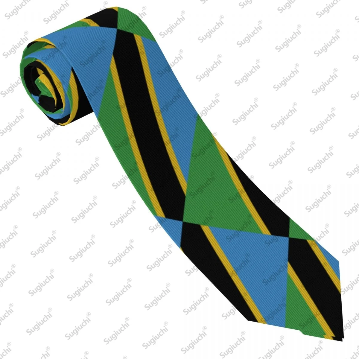 2026 Tanzania Flag Wedding PartyNeck Ties For Men Women Casual Plaid Tie Suits Slim Necktie Gravatas For Gift