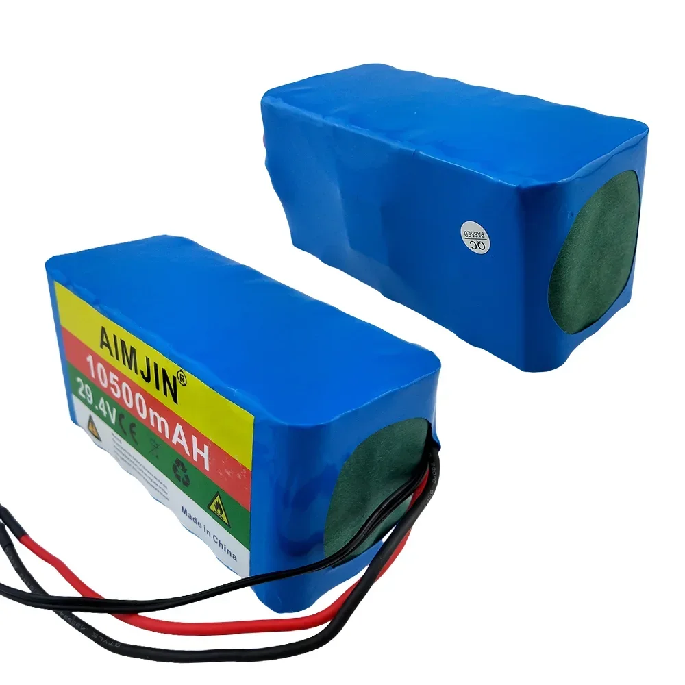 

24V/29.4V 10.5Ah 7S3P Lithium Battery Pack,in BMS for Safety, Stable Discharge Providing