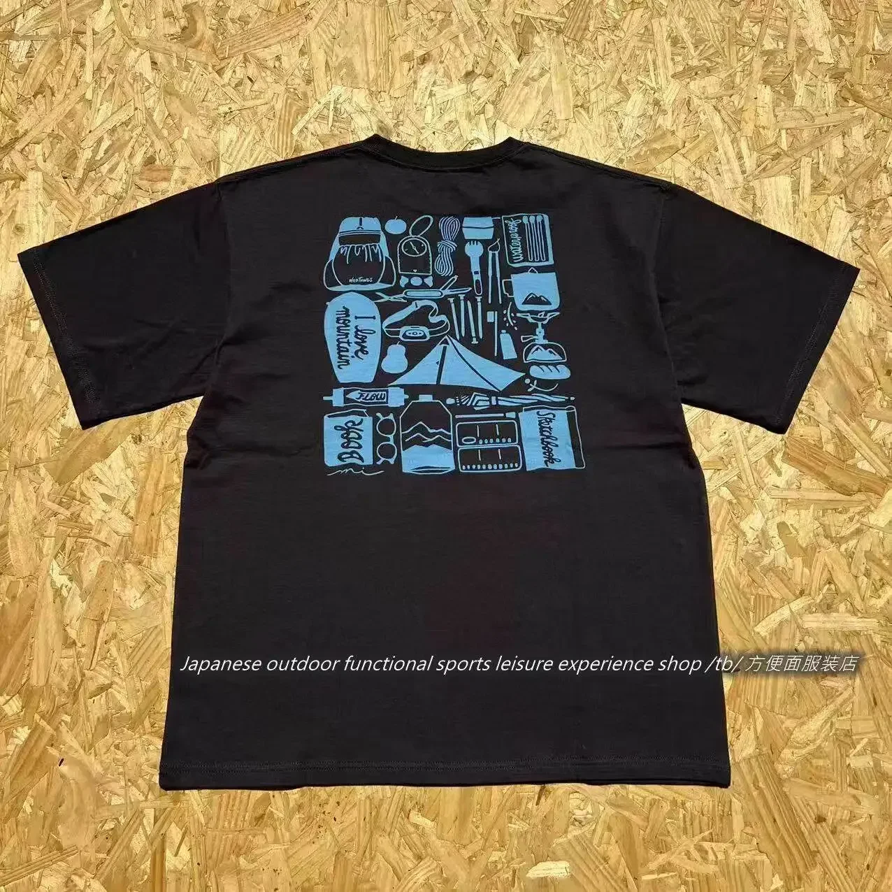 

WildT Japanese outdoor functional retro profile short-sleeved casual cotton T-shirt