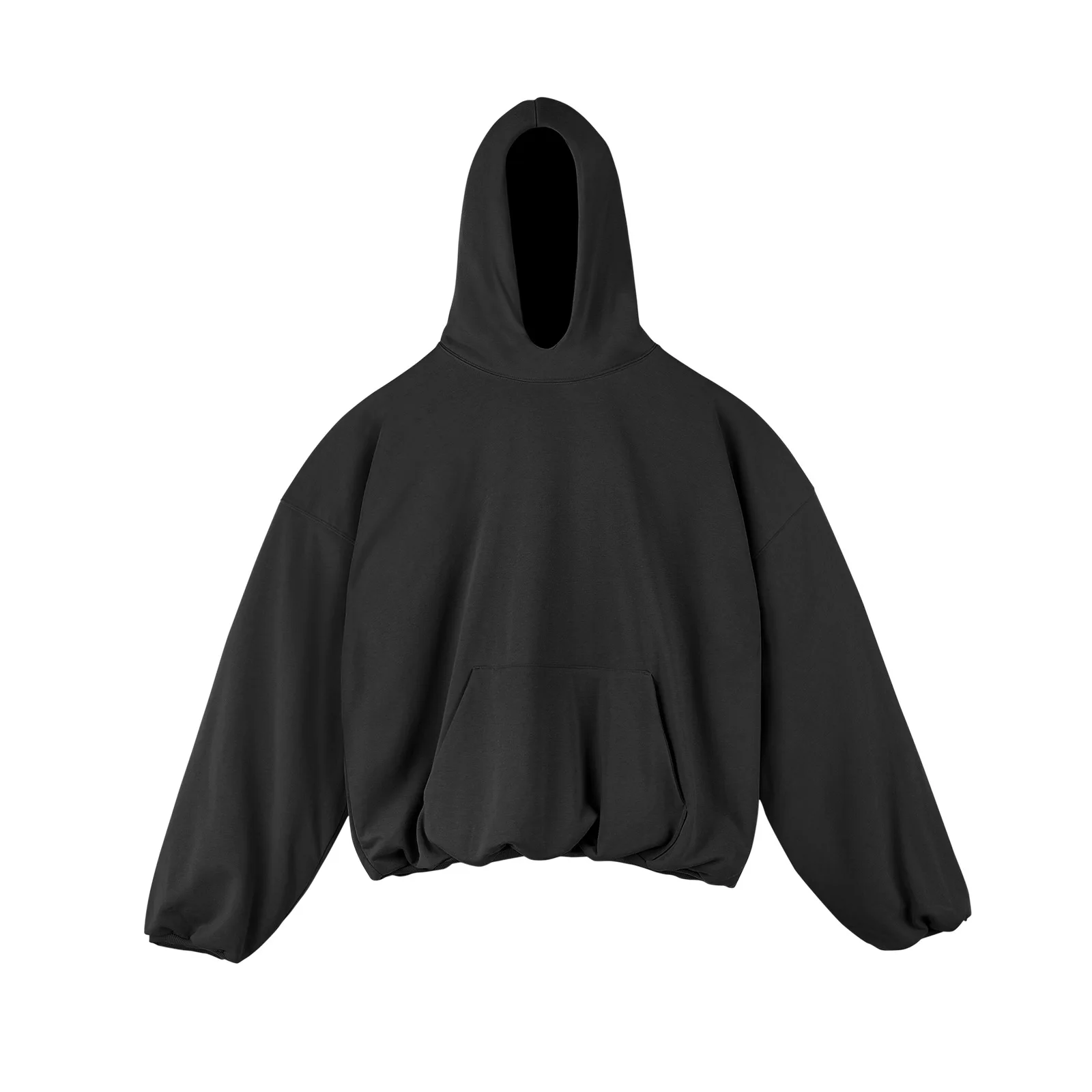 High Quality Cotton Autumn Winter Personality Sweatshirt Hoodie Coat High Street Silhouette Double Layer Pullover Hoodie