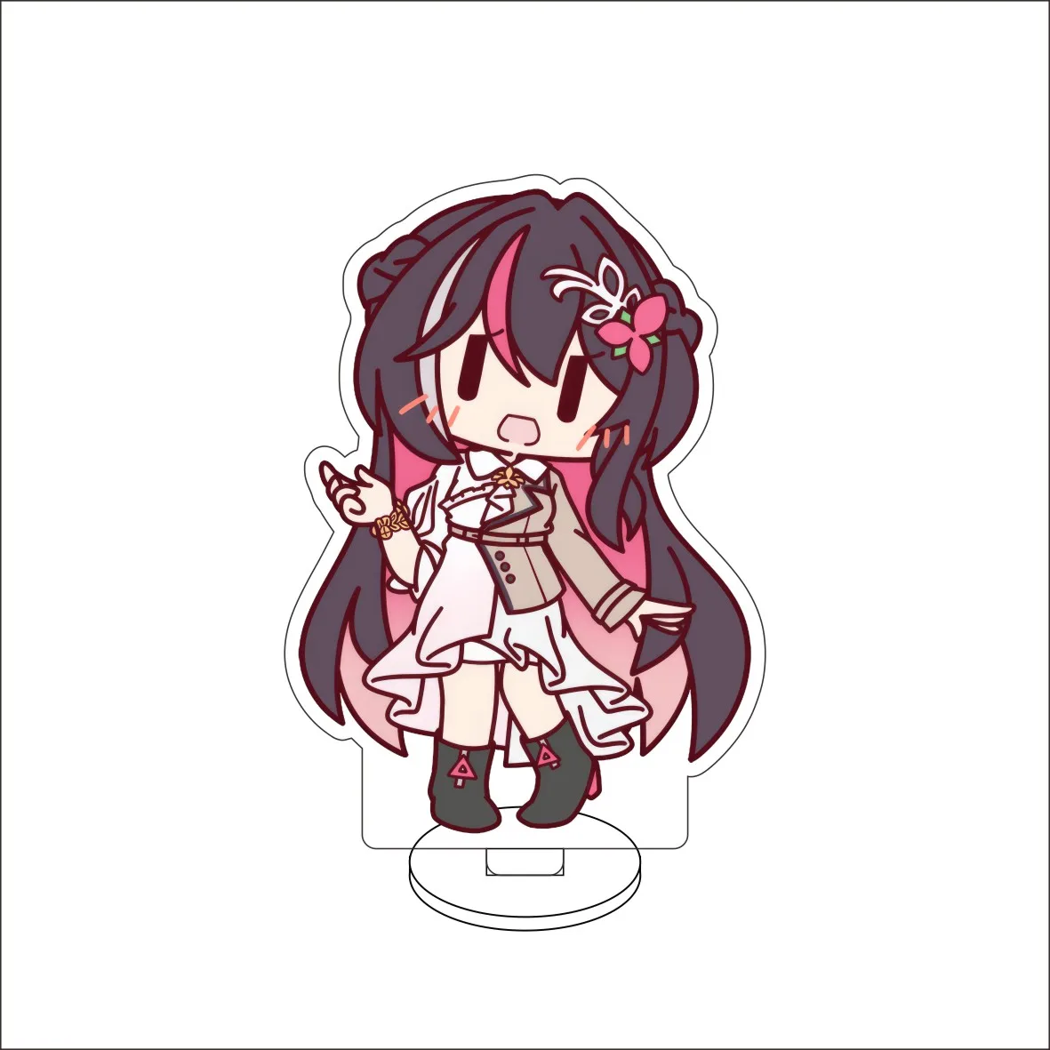 10CM Anime hololive Figure Stand Model Akai Haato/Kiryu Coco/AZKi/Robocosan  Cute Desk Decor Standing Sign Gifts view 4