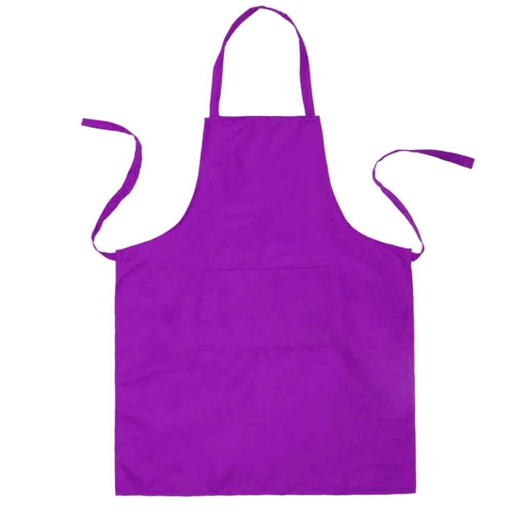 

Waterproof Working Apron Bibs Halter Neck Sleeveless Kitchen Aprons for Cooking Pockets Store Keys Cellphone Money Protect