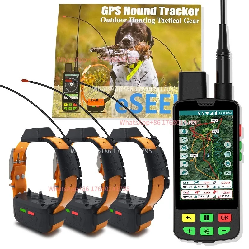 Dog Tracker GPS Chip - Gorkilo/Beidou Multi-satellite 3-second positioning refresh, offline map 7-day history playback
