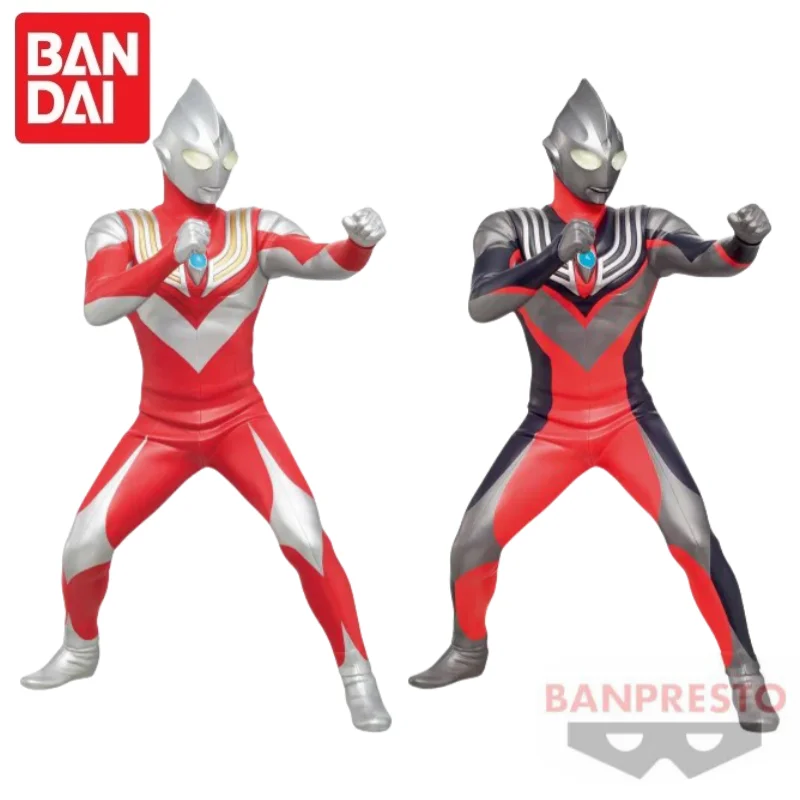 

В наличии оригинальная серия Bandai Ultraman Heroic Statue Series Ultraman Tiga Power Type Tornado Mode Аниме Фигурка Экшн-модель