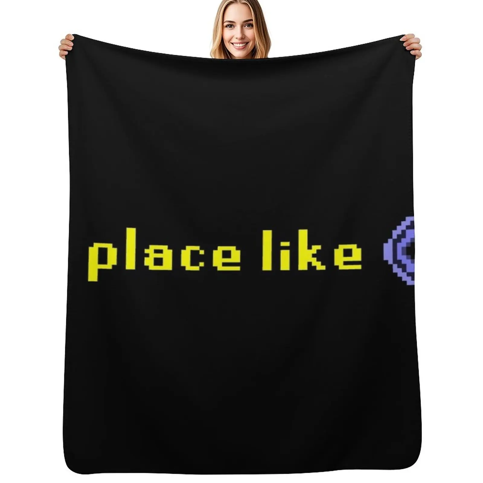 

Old School RuneScape No Place Like Home Classic Gaming Print Throw Blanket Soft Solid Color Blanket for Couch Bed