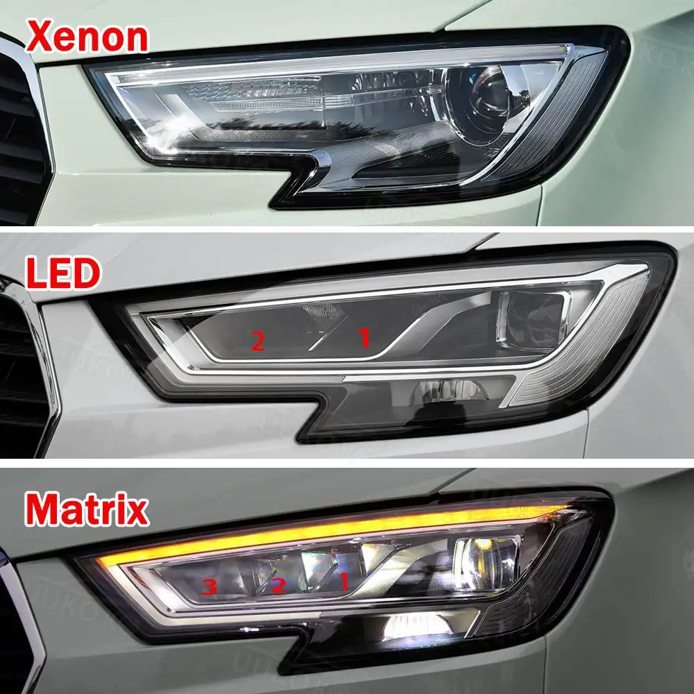 For Audi A3 S3 2017-2020 LED HID Car Headlight Base Headlamp House Box Replacement Front Lamp Holder Back Support Auto Parts