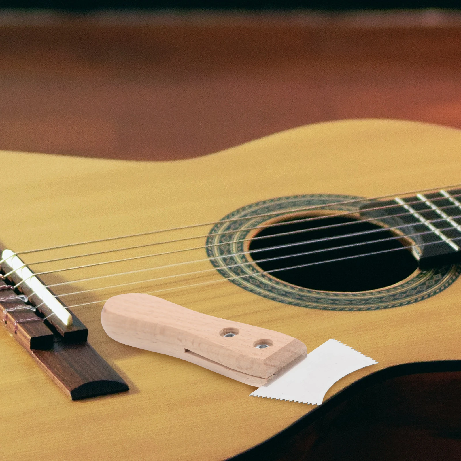 

Guitar Slot Cleaning Saw Durable Metal Fret Cleaning Tool For Electric Acoustic Guitar Portable Lightweight Music Instrument