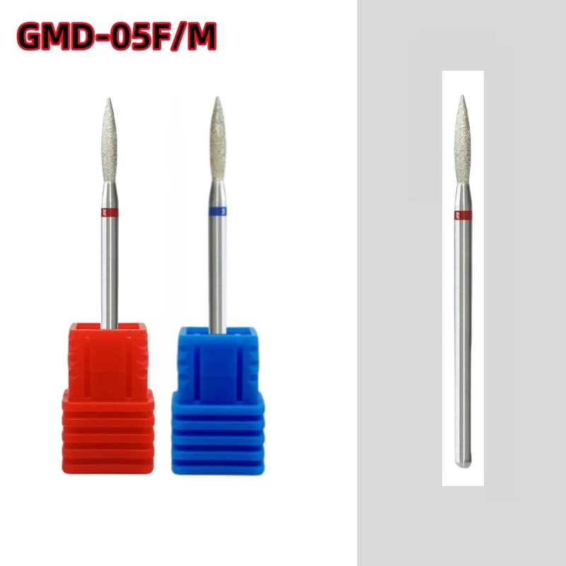 2 قطعة/الوحدة الماس قاطعة المطحنة ل مانيكير الكهربائية مسمار لقمة ثقب ملحق 3/32 "آلة باديكير ملف الأظافر هلام أداة إزالة #2