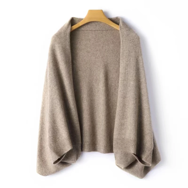 Nuovo scialle In Cashmere In autunno e inverno giacca da donna lavorata a maglia calda e Casual sciarpa e camicetta a doppio scopo.