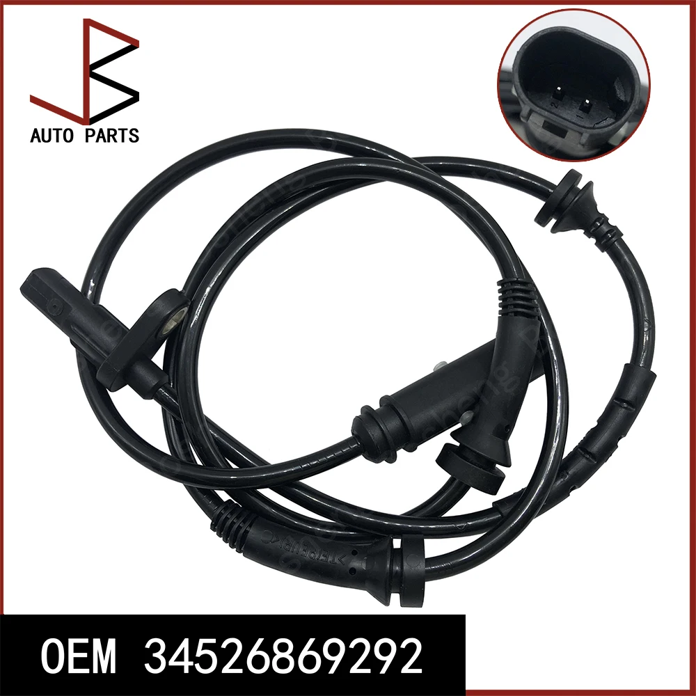 

New Front Axle Left / Right Wheel Speed Sensor for BMW X4 (F26) 2013-2018 OEM 34526869292 34526855049 34526788644 3148000053
