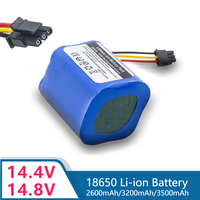 Li-ion Battery For Liectroux battery B6009 Q7000 Q8000 ZK808 DH860 Robot Vacuum Cleaner 18650 4S1P battery 14.4V/14.8V 3500mAh