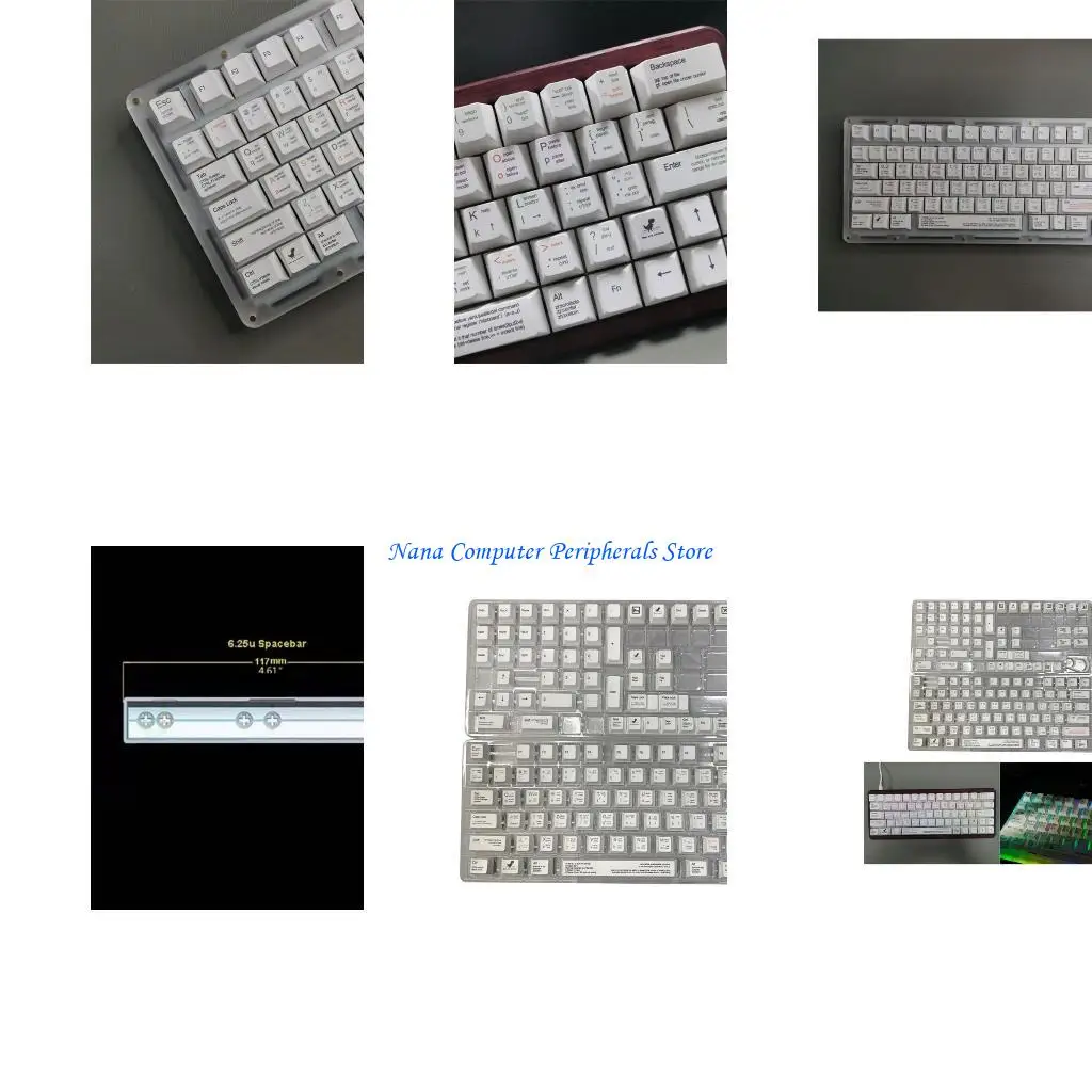 

F68C 129Keys Полный набор настраиваемый PBT Dyesubbed Keycap Proplormer Proplorm