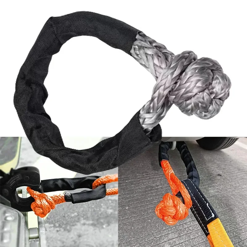 41000 Lbs Soft Shackle Synthetic Rope Heavy Duty Tow Shackle Strap Tow Strap Off Road 4x4 accesorios
