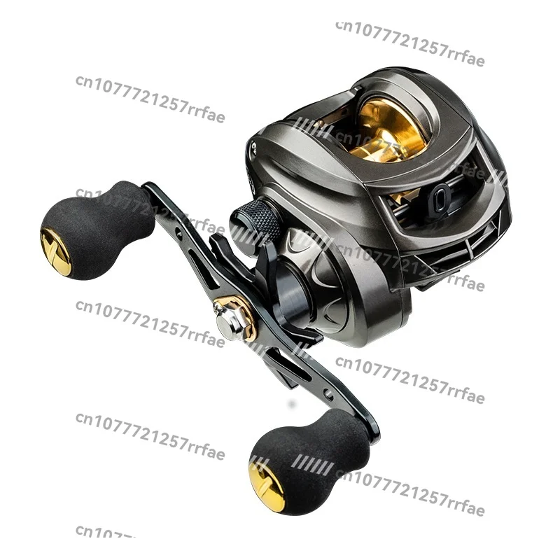 

High Speed 6.3:1 Bait Reel New Aluminum Spool with Silver Metal Cast Wheel for Fishing