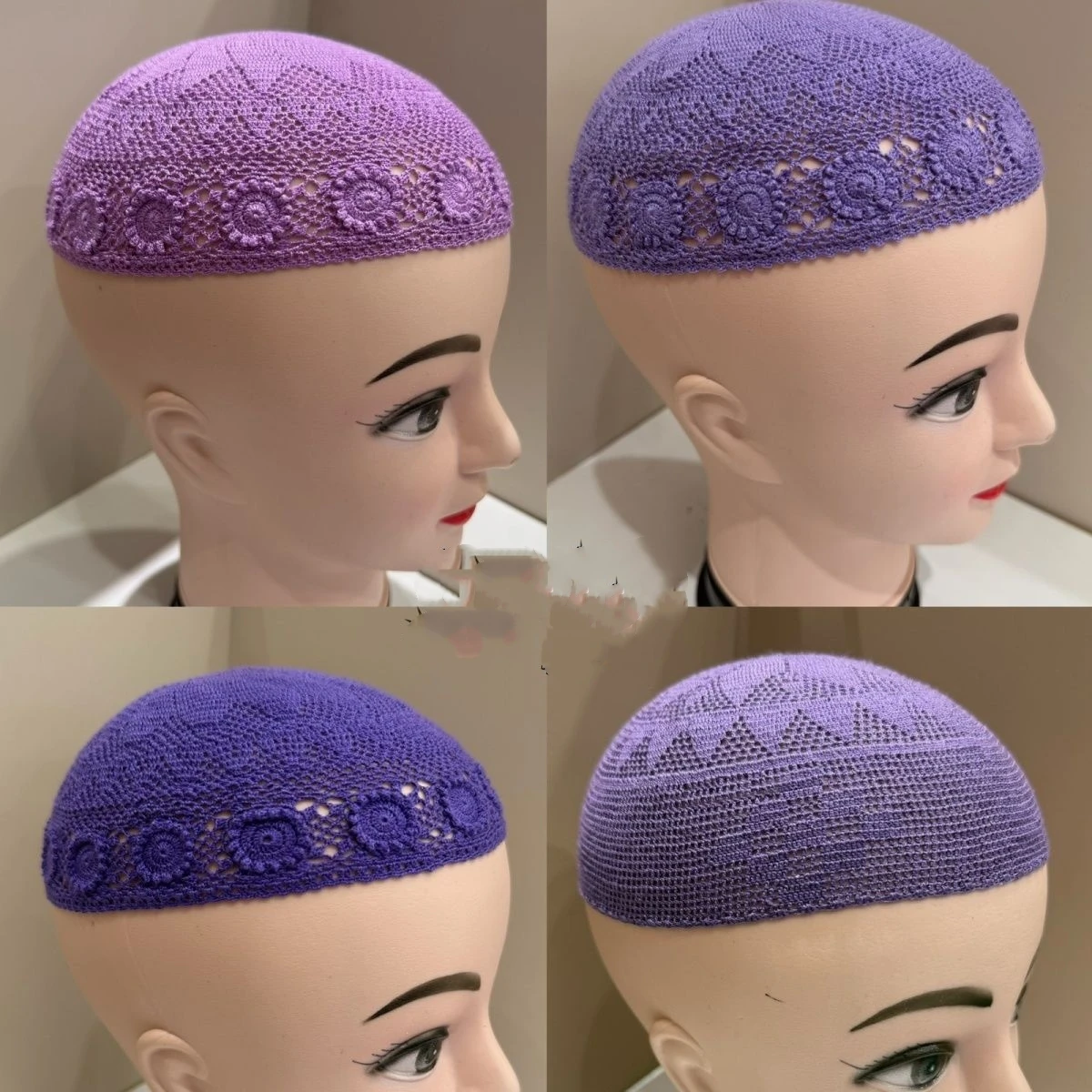 Muslim Caps For Men Clothing Freeshipping Skull Prayer Hat  Knitted Mesh Kufi Kippah Islamic Saudi Arabia Jewish Summer 0772