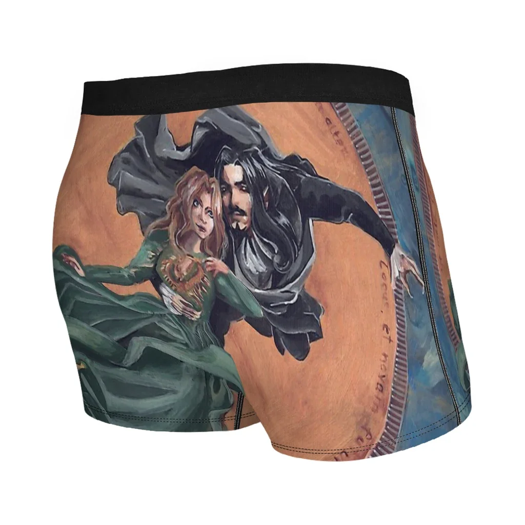 Vlad and Lisa Men Boxer Briefs Game Castlevania Highly Breathable Underpants High Quality Print Shorts Birthday Gifts