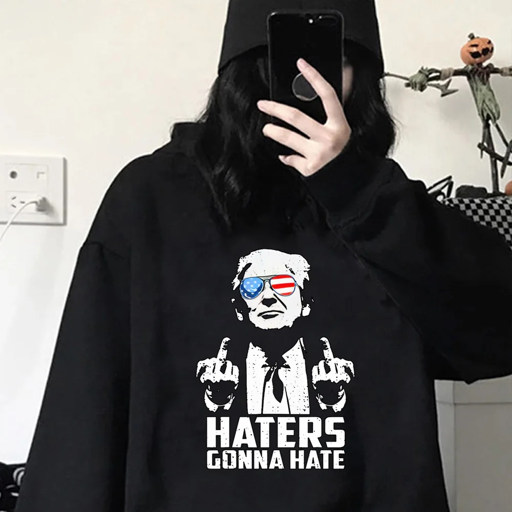 Make America Great Again Sudadera con capucha elegante diseñador anime cómic estampado harajuku chica sudaderas manga harajuku