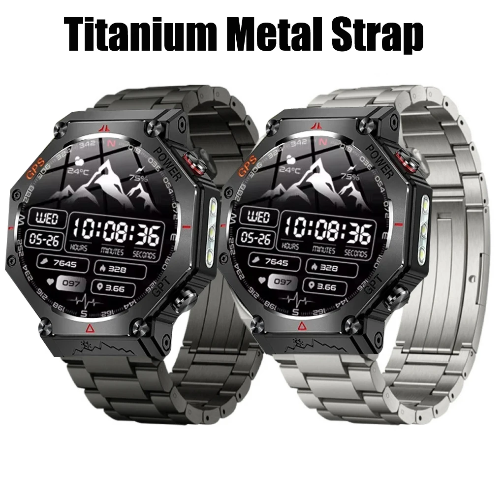 

Металлический ремешок из титанового сплава для T-Rex 3 Ultra, роскошный деловой браслет, браслет-цепочка для T-Rex3 Ultra 20/22 мм