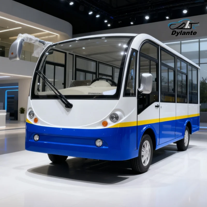 حافلة مكوكية للركاب حافلة سياحية مغلقة كهربائية، جودة عالية، موثوقية وتصميم مبتكر للسياح TransSporting #4