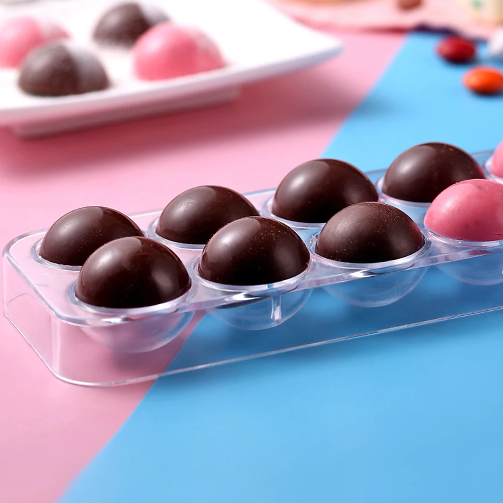

2 Pcs Chocolate Mold Baking Simple Tray DIY Manual Plastic Bakeware Pudding Making Silicone