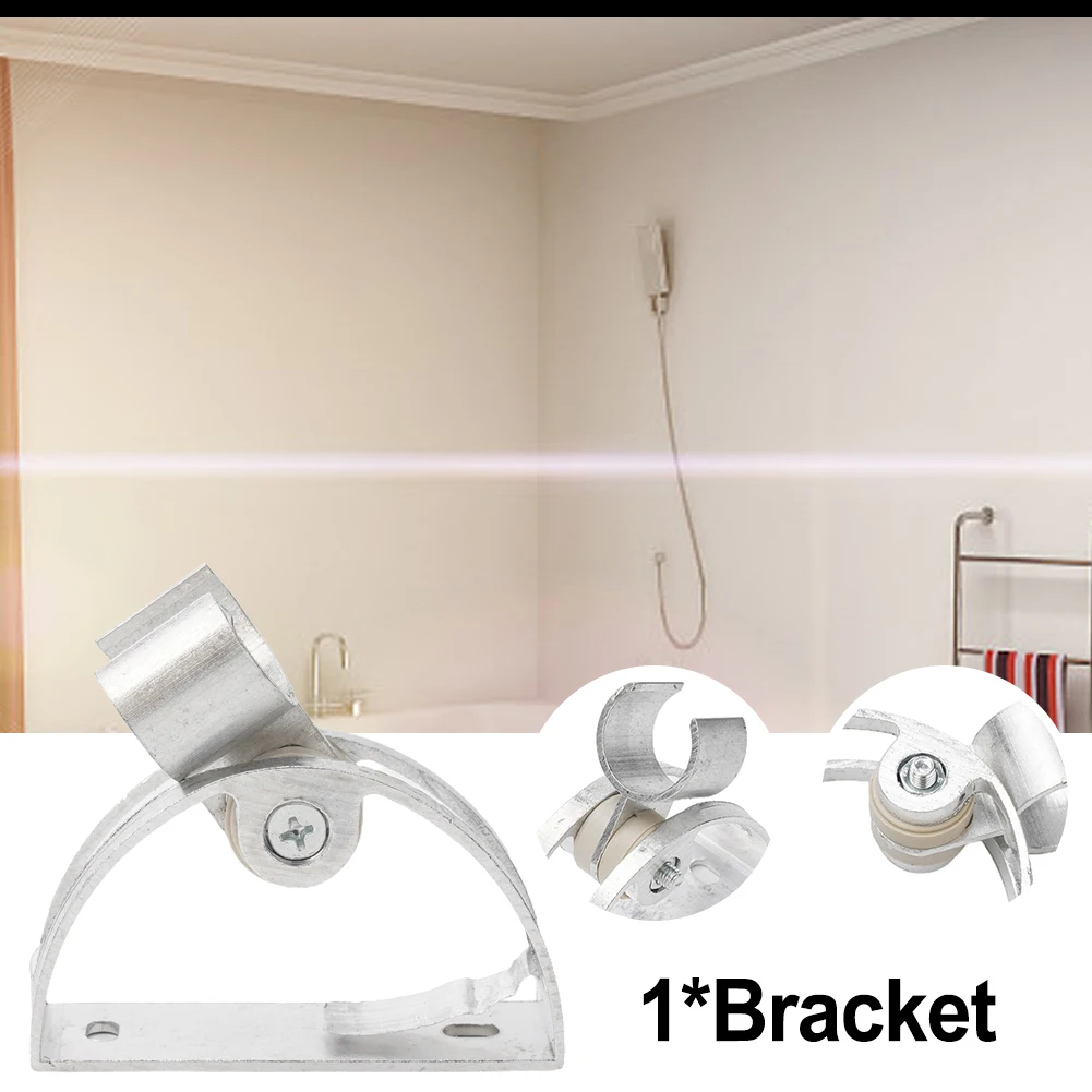 Bathroom Wall Mounted Shower Head Holder, Space Aluminum Drilling Bracket, Adjustable Bracket, Make Your Bathroom More Organized