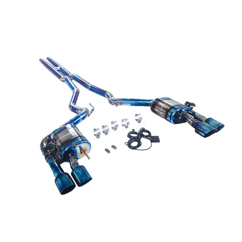

Suitable for 2024 Mustang GT 5.0T S650 - Catback Valvetronic - Titanium alloy high-performance car exhaust muffler