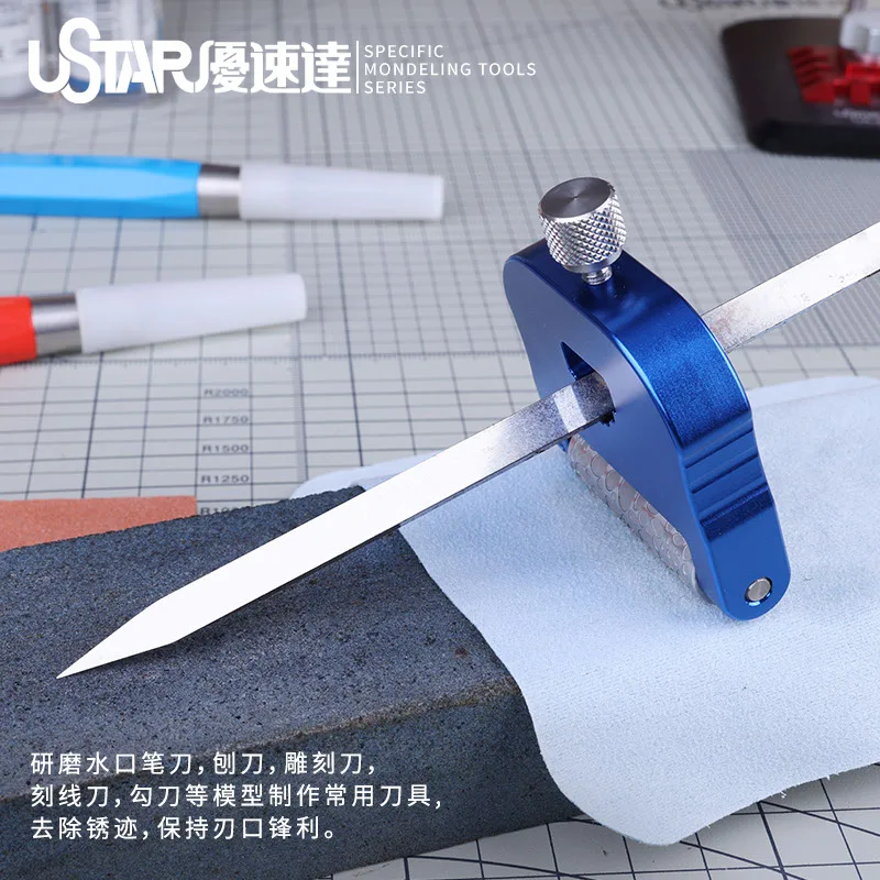 Ustar Texture Stamp & Fixed Angle Sharpener 2 In1 Production Tools Scene Hobby Production Accessories