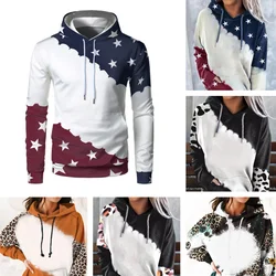 Sublimation Blank Sweatshirts Autumn Winter Hoodies Creative Pullovers Casual Hoodie Plus Size Clothes For Heat Transfer Print