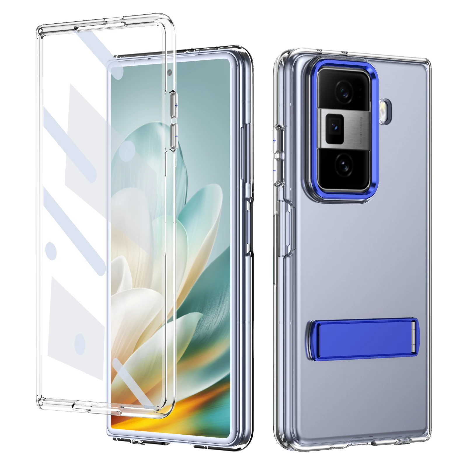 

Роскошный прозрачный акриловый магнитный чехол для зарядки для Honor Magic Vs3 V3, кронштейн для экрана камеры, противоударный чехол для телефона