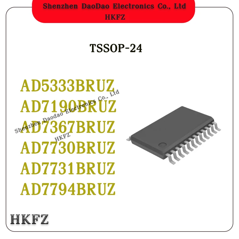 

AD5333BRUZ AD7190BRUZ AD7367BRUZ AD7730BRUZ AD7731BRUZ AD7794BRUZ TSSOP-24 chip IC new original