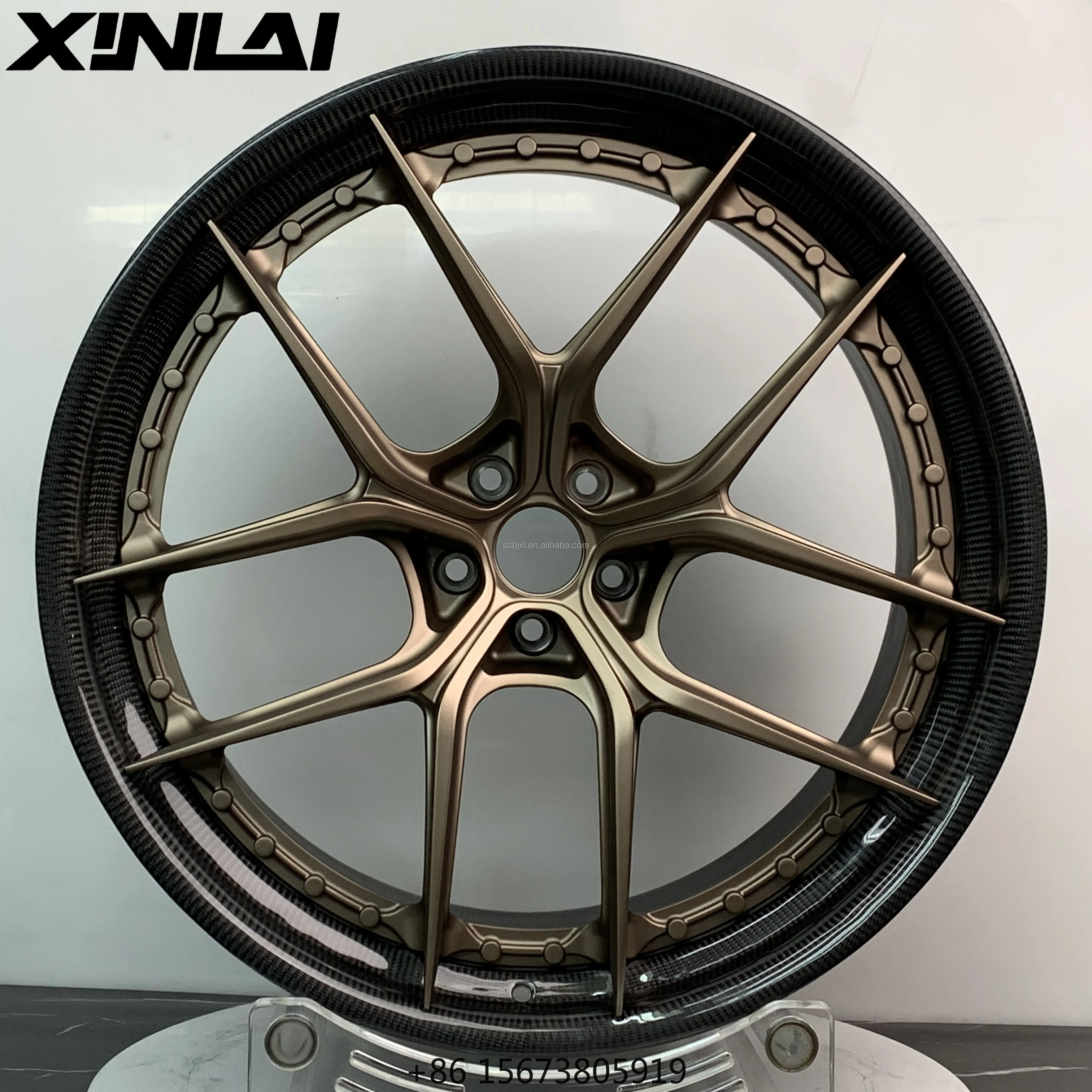 

Кованые двухсоставные диски BJ Custom Deep Concave 5x114.3 5x120 5x130 18 19 20 21 22 дюйма из сплава