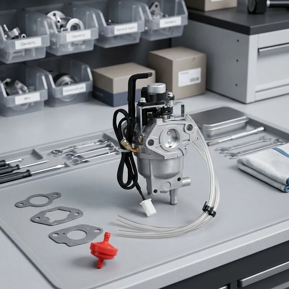 For Generator Maintenance Carburetor Assembly Carburetor Replacement With Gaskets Carburetor As Shown Robust Steel Material
