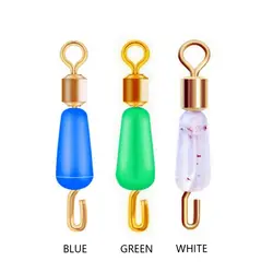 100Pcs/lot 8 Word Fishing Line Clip Ring Swivels Snap Rolling Connector Ring Fast Link Fishing Snap Tackle Accessories