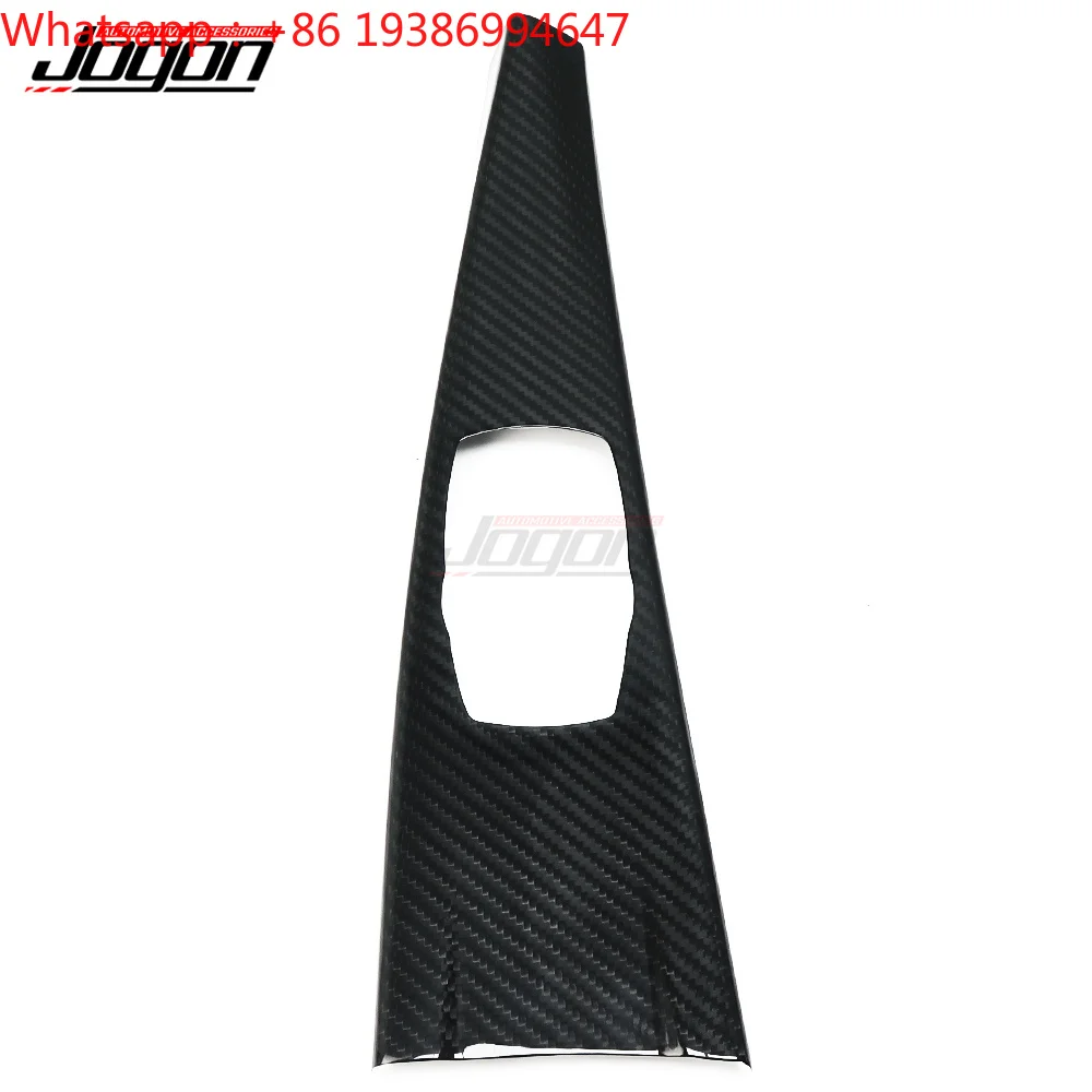 For BMW 3 4 Series F30 F32 F34 3 Series GT F80 M3 F82 F83 M4 2014-2020 Glossy Carbon Fiber Multi-media Panel Frame Cover Trim