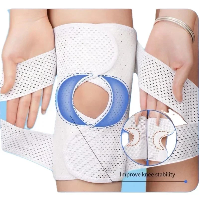 Upgraded Meniscus Patella Lightweight Breathable Knee Joint Knee Brace Strap Silicone Pad Patella Sport Protection